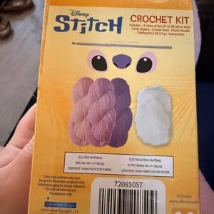 Disney Stitch Crochet Kit - Lavender, Pink & White